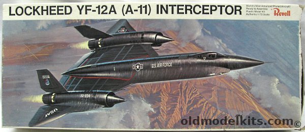 Revell 1/72 Lockheed YF-12A (A-11) Interceptor, H206-200 plastic model kit